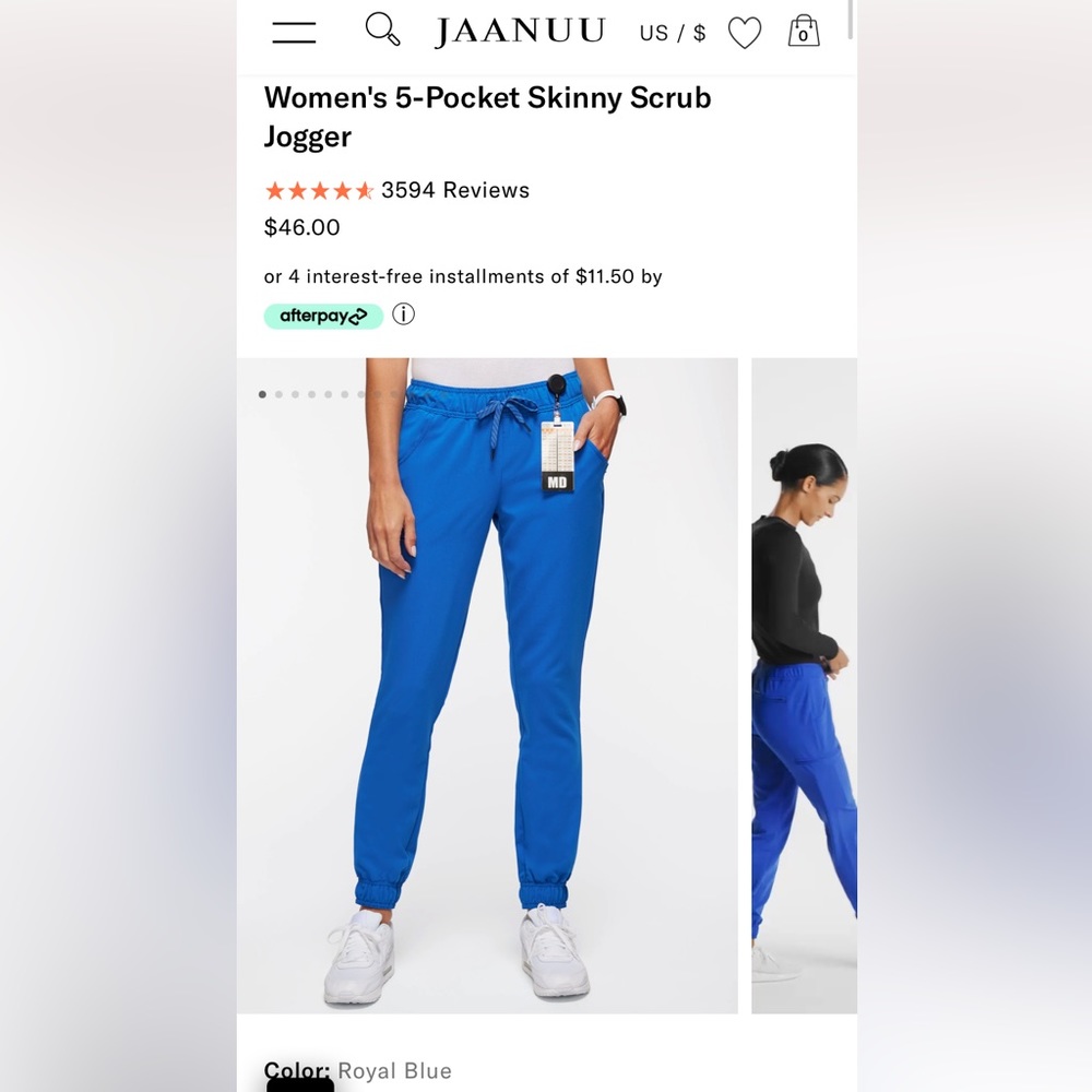 Jaanuu Women’s Essential 5-Pocket Jogger